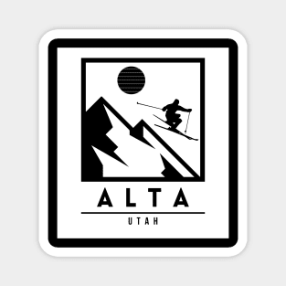 Alta utah united states ski Magnet