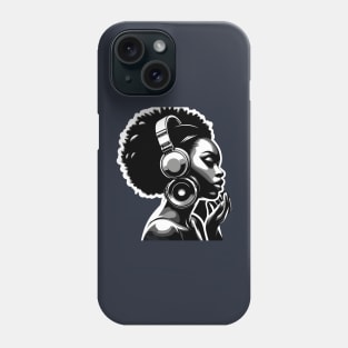 Afrocentric Woman Music Phone Case