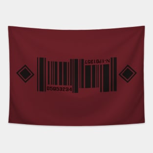 Bird Boy's Barcode Tapestry