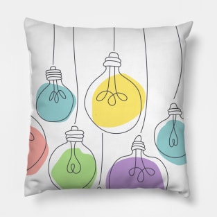 Colorful lamps Pillow