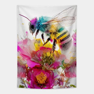 Bee Nature Outdoor Imagine Wild Free Tapestry