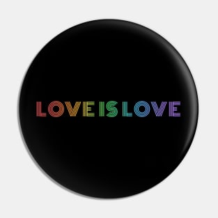 Love is Love Rainbow Pride Shirt, LGBTQ Pride, Gay Shirt, Lesbian Shirt, Gift for Gay Lesbian, Queer Pride Month Pin