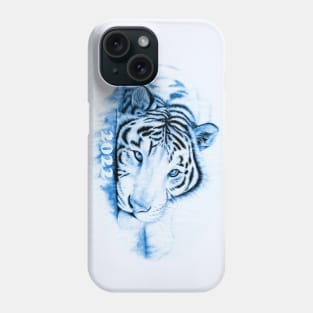 Blue water tiger - a symbol of 2022 Phone Case