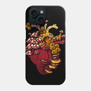 Cordyceps Fungi Heart by Tobe Fonseca Phone Case