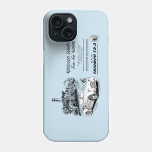 TRIUMPH TR3 - advert Phone Case