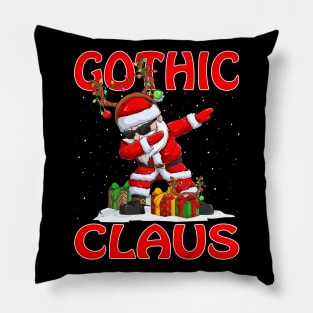 Gothic Santa Claus Reindeer Christmas Matching Costume Pillow