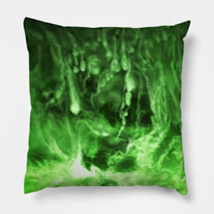 The Green Fluid From Outerspace - Horizontal Pillow