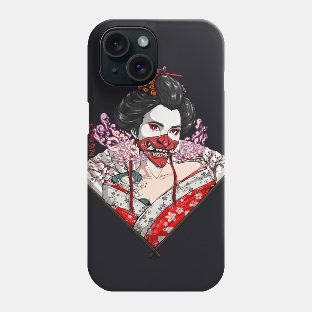 Geisha's Inner desire Phone Case by ArtBot