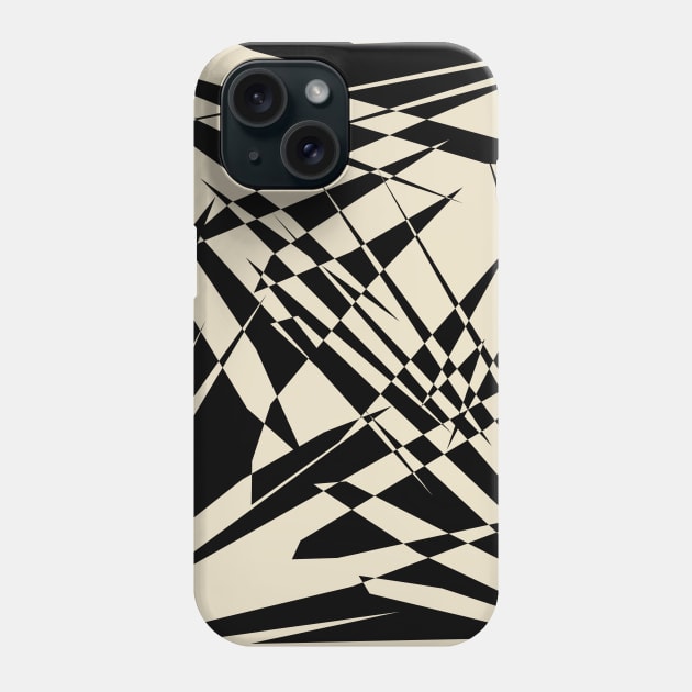 abstract black and white background perfect for wallpaper Phone Case by maricetak