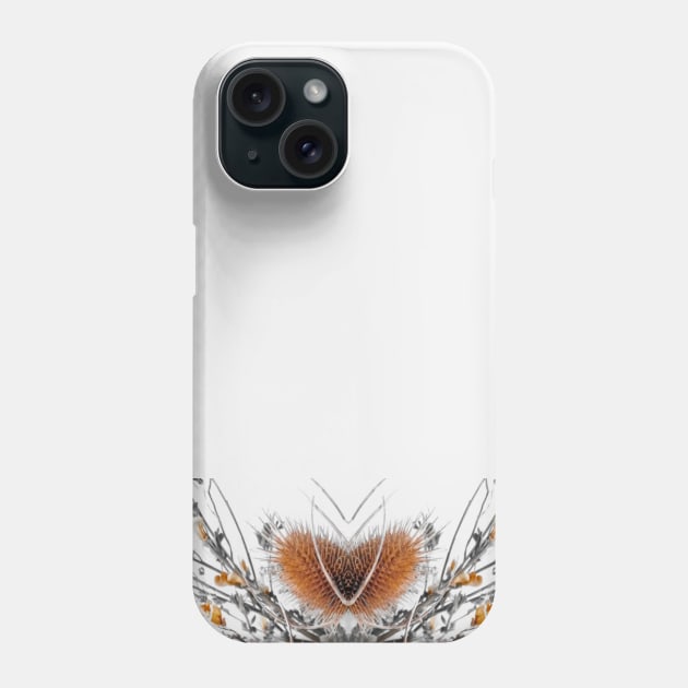 Bordered Cones Phone Case by Shop of Mediocrity 