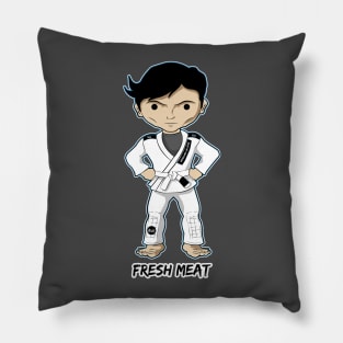 BJJ Characters White Belt Pillow