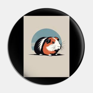 Guinea Pig 3 - Japanese Retro Art Pin