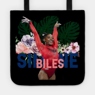 Simone Biles Flower Tote