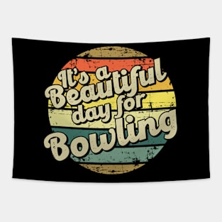 Bowling hobby present perfect for him or her mom mother dad father friend Tapestry