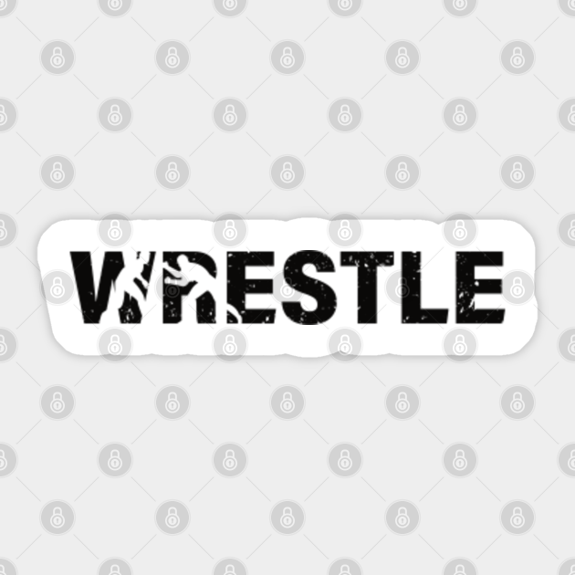 Wrestling USA Flag Sticker Gift Wrestler Coach Athlete - Wrestling - Sticker