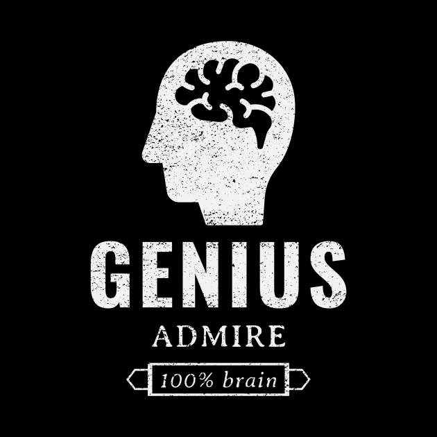 Genius, admire, 100% brain by Pirino