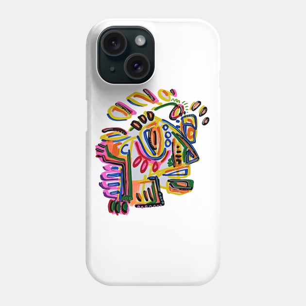 face Phone Case by Angel Rivas