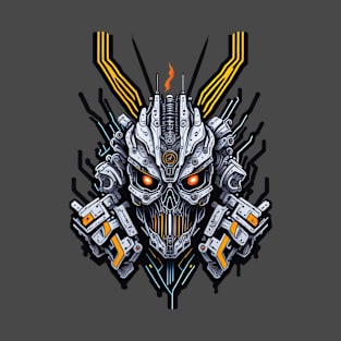 Mecha Skull S01 D72 T-Shirt