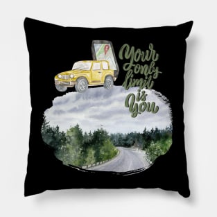 Ready for new adventure time love travel Explore the world holidays vacation Pillow