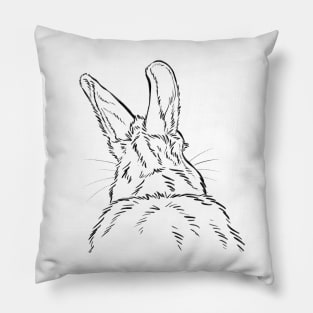 Kaninchen von hinten Pillow