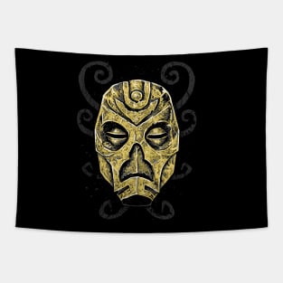 Ancient Mask Tapestry