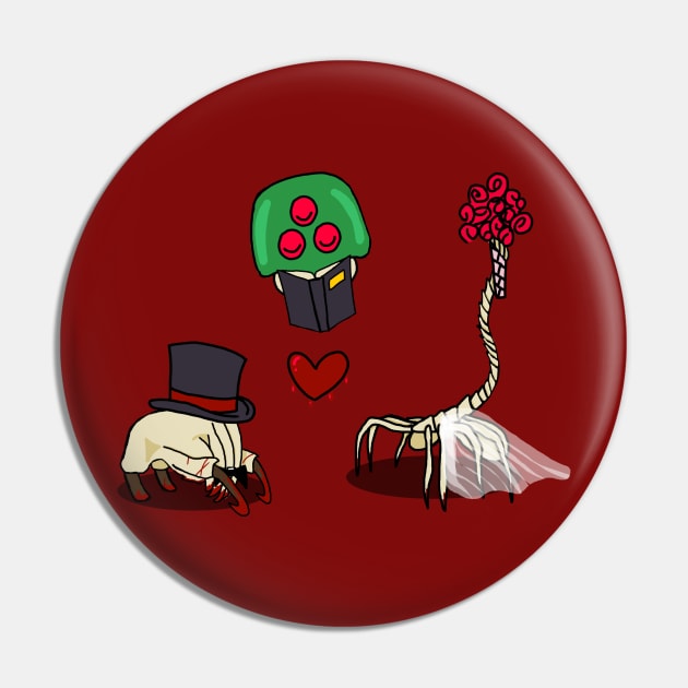 Love Not So Alien Pin by Ed's Craftworks