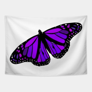 Purple butterfly emoji epilepsy awareness sticker Tapestry