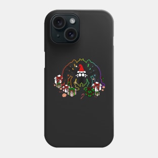 Santa Spider w/ Presents (Rainbow 1) Phone Case