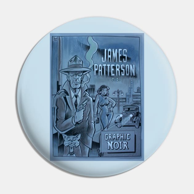 James Patterson Original Comic Book Cover Pin by BennettBlackLight