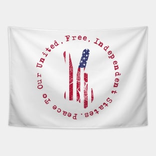 Celebrate July Fourth USA Peace Gifts Tapestry