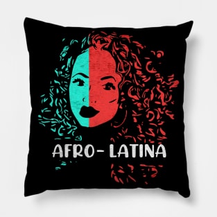 afro latina Pillow