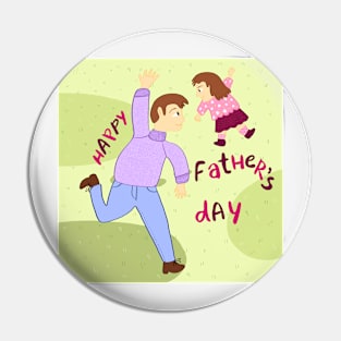 Father’s Day design Pin