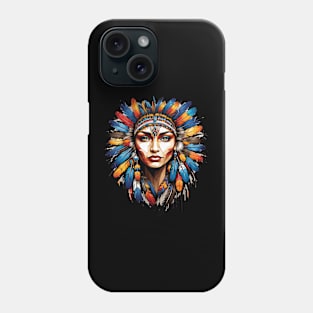 Native American Girl Phone Case