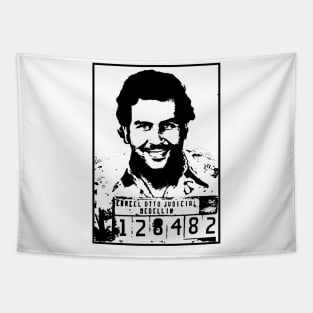 Pablo Escobar Mugshot Tapestry