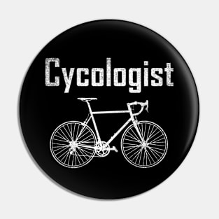 Vintage Cycologist Bike Cycology Funny Biking Cyclist Cycling Gift Pin