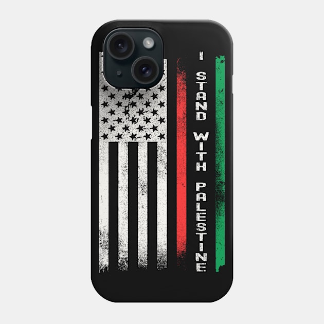 I Stand With Palestine Flag Phone Case by Etopix