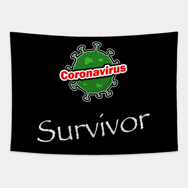 Coronavirus Survivor Tapestry by GeekNirvana