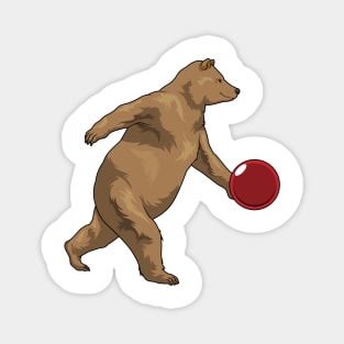 Bear Bowling Bowling ball Magnet