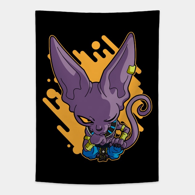 Beerus Sama Tapestry by WarGreymonZero