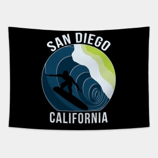 San Diego California Tapestry