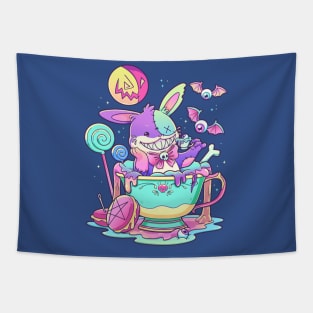 Gothic Pastel Rabbit Tapestry