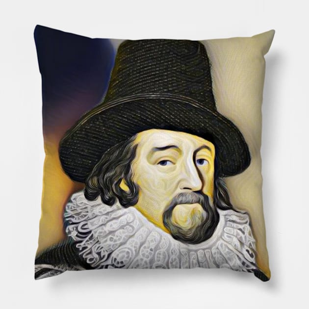 Francis Bacon Portrait | Francis Bacon Artwork 10 Pillow by JustLit