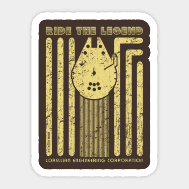 Ride the legend - Han Solo - Sticker