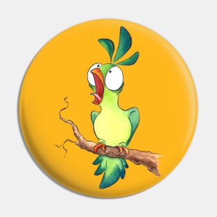 Crazy Bird Pin