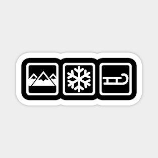 Snowboard Magnet