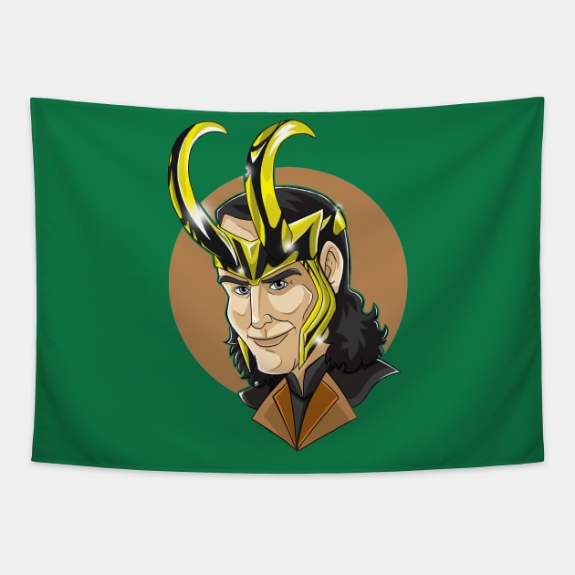 Loki Tapestry by Rjay21