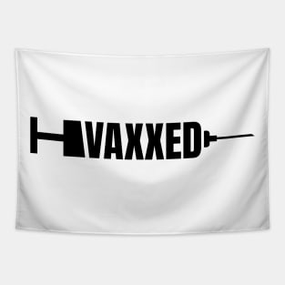 Vaxxed Syringe Black Tapestry