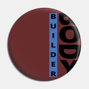 Body Builder Black Pin