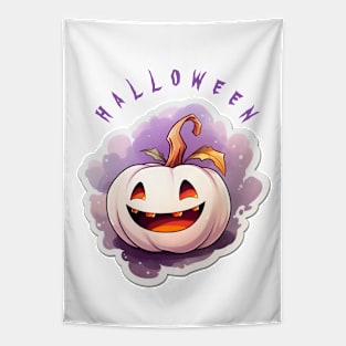 CUTE PUMPKIN SMILES Tapestry