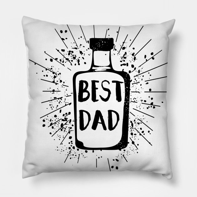 best dad, parents day Pillow by osvaldoport76